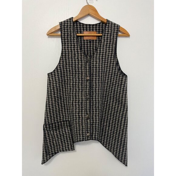 Steller Swedish Blanket Vest Designer Quality Wool Printed Vest - Picture 8 of 8